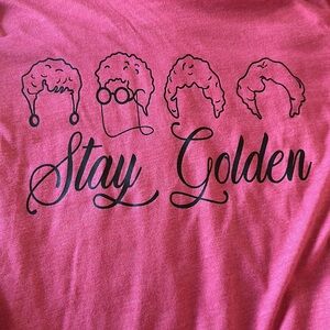 Size medium stay golden T-shirt